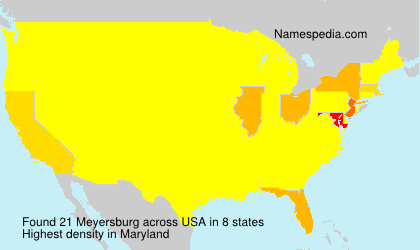 Surname Meyersburg in USA Surname Meyersburg in USA