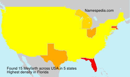 Surname Meyfarth in USA Surname Meyfarth in USA