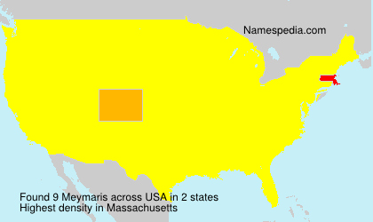 Surname Meymaris in USA Surname Meymaris in USA