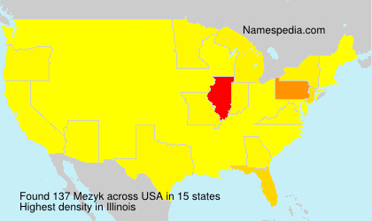 Surname Mezyk in USA Surname Mezyk in USA
