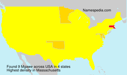 Surname Mgawe in USA Surname Mgawe in USA