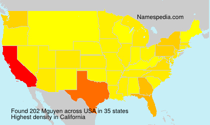 Surname Mguyen in USA Surname Mguyen in USA