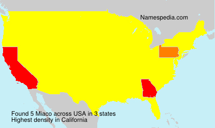 Surname Miaco in USA Surname Miaco in USA