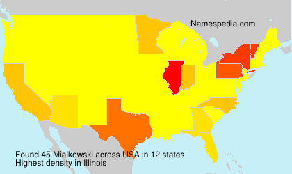 Surname Mialkowski in USA Surname Mialkowski in USA
