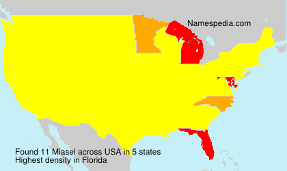 Surname Miasel in USA Surname Miasel in USA