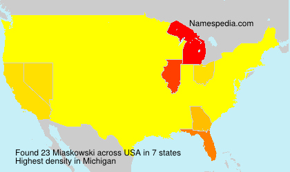 Surname Miaskowski in USA Surname Miaskowski in USA