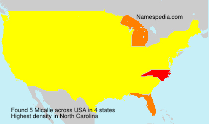 Surname Micalle in USA