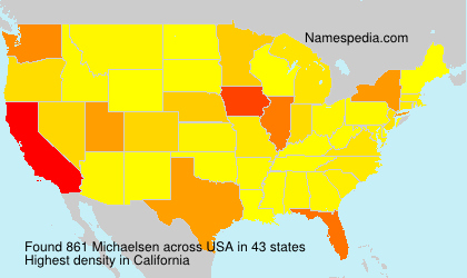 Surname Michaelsen in USA Surname Michaelsen in USA
