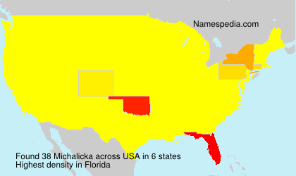 Surname Michalicka in USA Surname Michalicka in USA