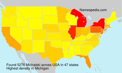 Surname Michalski in USA Surname Michalski in USA