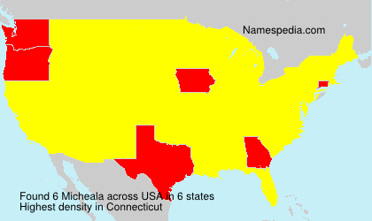 Surname Micheala in USA Surname Micheala in USA