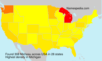 Surname Micheau in USA Surname Micheau in USA