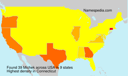 Surname Michek in USA Surname Michek in USA