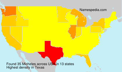 Surname Micheles in USA Surname Micheles in USA