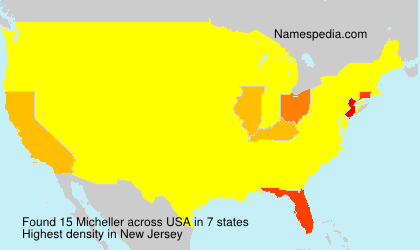 Surname Micheller in USA Surname Micheller in USA