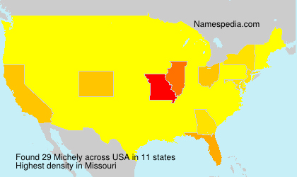 Surname Michely in USA Surname Michely in USA