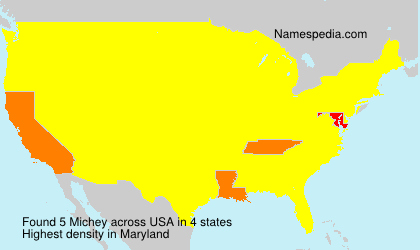 Surname Michey in USA Surname Michey in USA