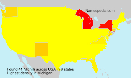 Surname Michilli in USA Surname Michilli in USA