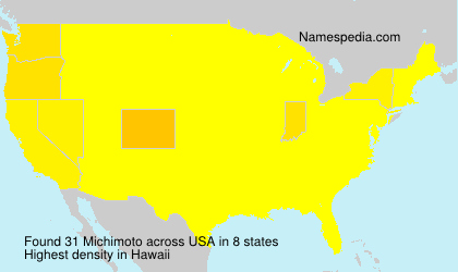 Surname Michimoto in USA Surname Michimoto in USA