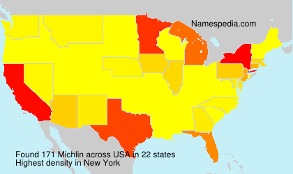 Surname Michlin in USA Surname Michlin in USA