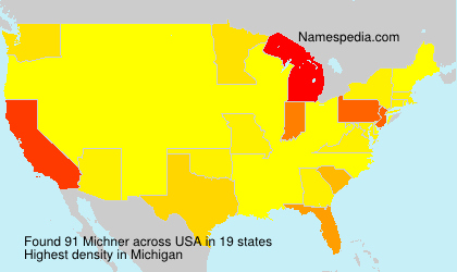 Surname Michner in USA Surname Michner in USA