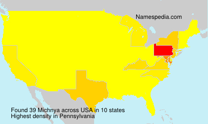 Surname Michnya in USA Surname Michnya in USA