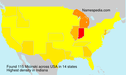 Surname Micinski in USA Surname Micinski in USA
