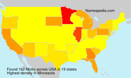 Surname Micko in USA Surname Micko in USA