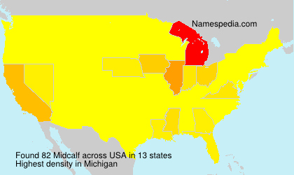 Surname Midcalf in USA Surname Midcalf in USA