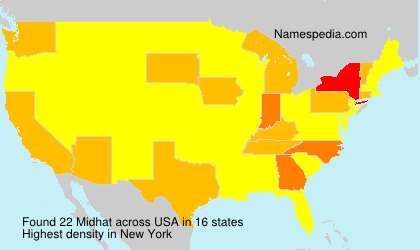 Surname Midhat in USA Surname Midhat in USA