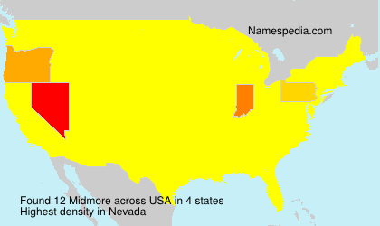 Surname Midmore in USA Surname Midmore in USA