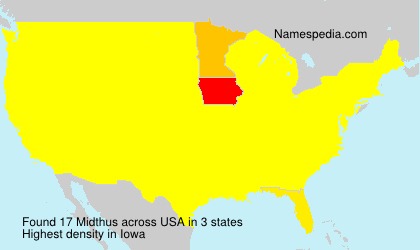 Surname Midthus in USA Surname Midthus in USA