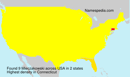 Surname Mieczakowski in USA Surname Mieczakowski in USA