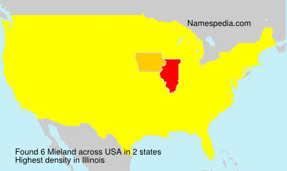 Surname Mieland in USA Surname Mieland in USA