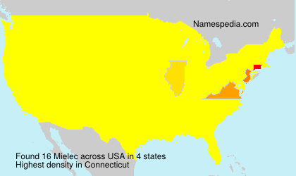 Surname Mielec in USA Surname Mielec in USA