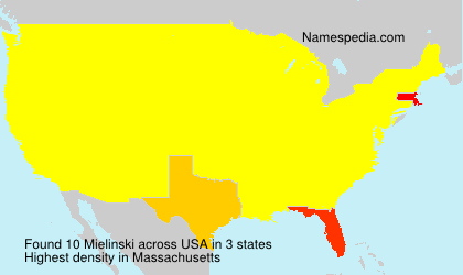 Surname Mielinski in USA Surname Mielinski in USA