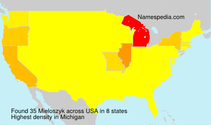 Surname Mieloszyk in USA Surname Mieloszyk in USA