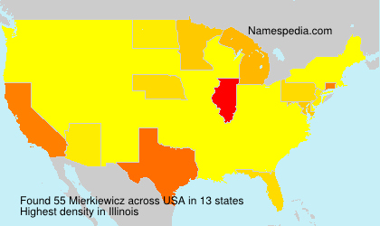 Surname Mierkiewicz in USA Surname Mierkiewicz in USA
