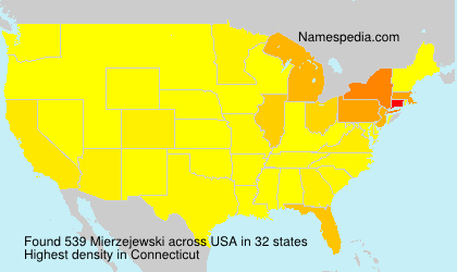 Surname Mierzejewski in USA Surname Mierzejewski in USA
