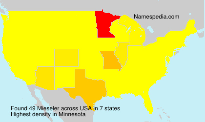 Surname Mieseler in USA Surname Mieseler in USA