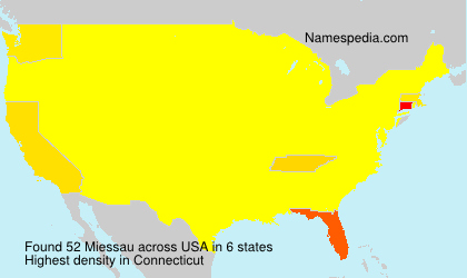Surname Miessau in USA Surname Miessau in USA