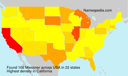 Surname Miessner in USA Surname Miessner in USA