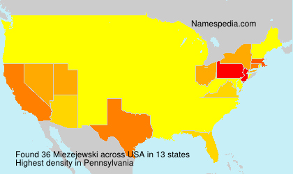 Surname Miezejewski in USA Surname Miezejewski in USA
