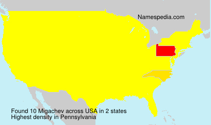 Surname Migachev in USA Surname Migachev in USA