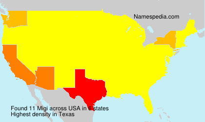 Surname Migi in USA Surname Migi in USA