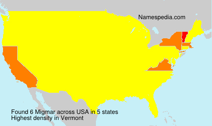 Surname Migmar in USA Surname Migmar in USA