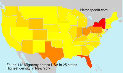 Surname Mignerey in USA Surname Mignerey in USA
