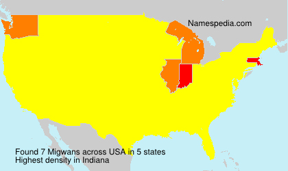Surname Migwans in USA Surname Migwans in USA