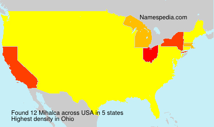 Surname Mihalca in USA Surname Mihalca in USA
