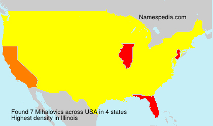 Surname Mihalovics in USA Surname Mihalovics in USA